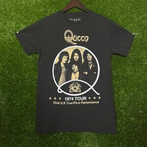 Queen 1974 First US Tour Rock Band T-shirt size Small